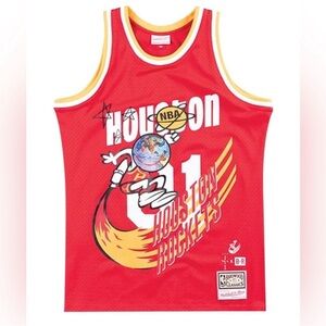 Cactus Jack by Travis Scott BR Mitchell & Ness Houston Rockets NBA Remix Jersey